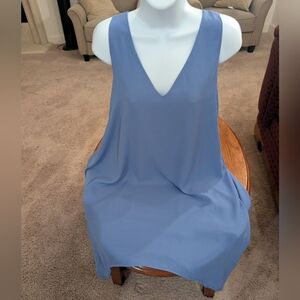 Sleeveless Racerback Periwinkle Blue Dress, Size S - NEW